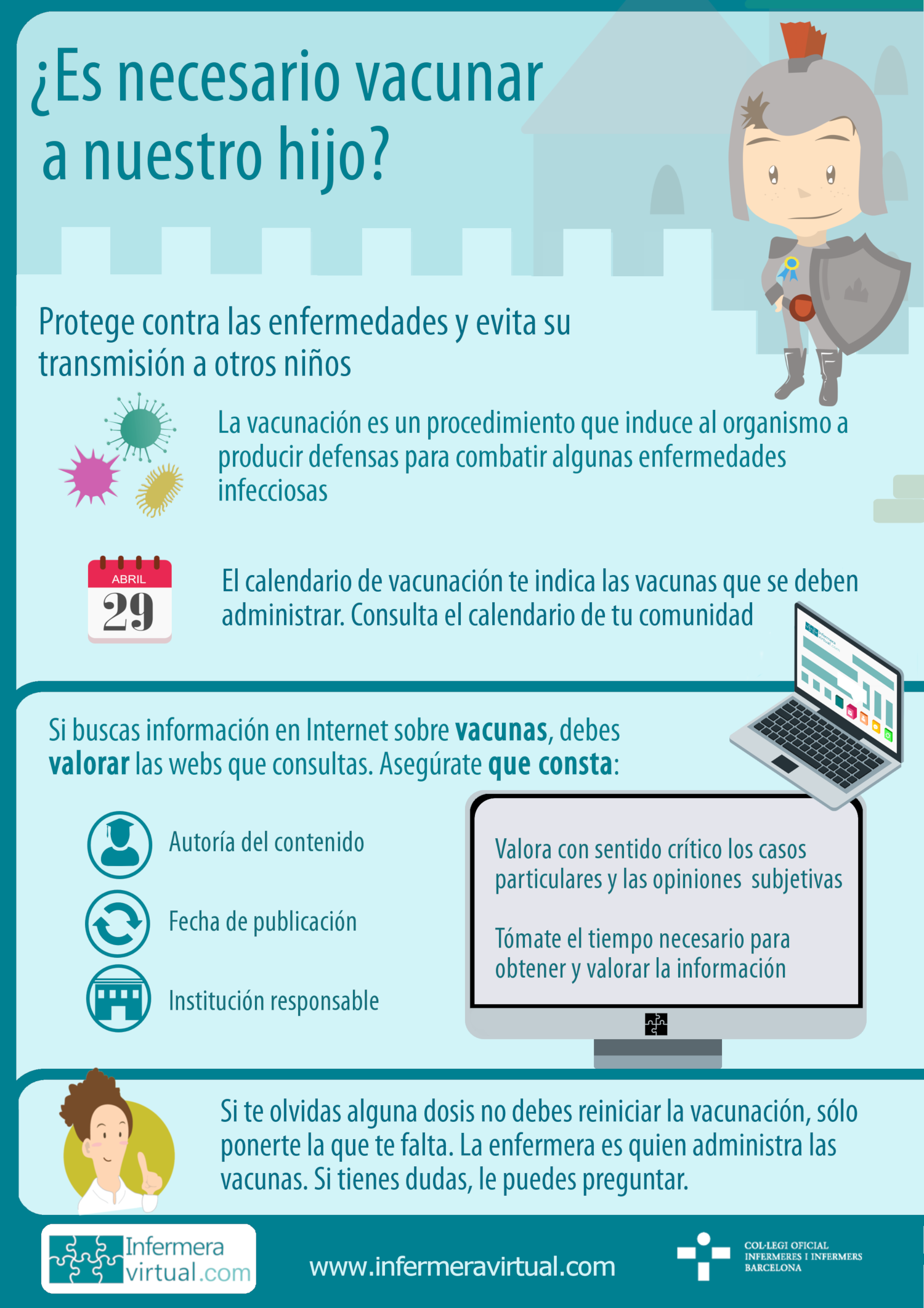 infografía: ¿Se debe vacunar a nuestro hijo?