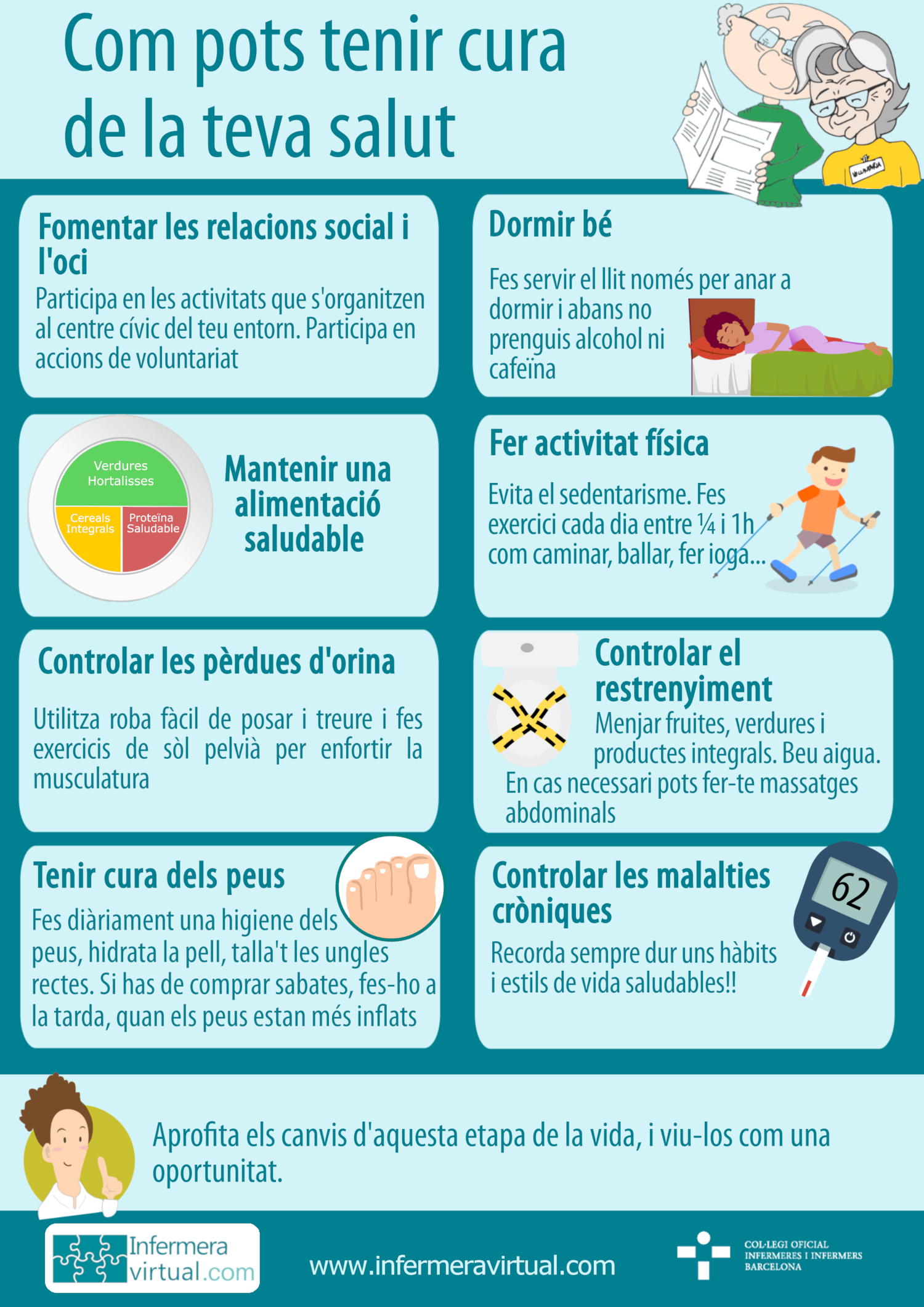 Infografia consells salut vellesa