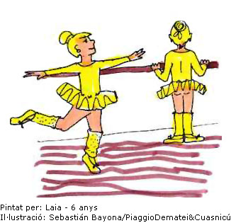 Niñas haciendo ballet